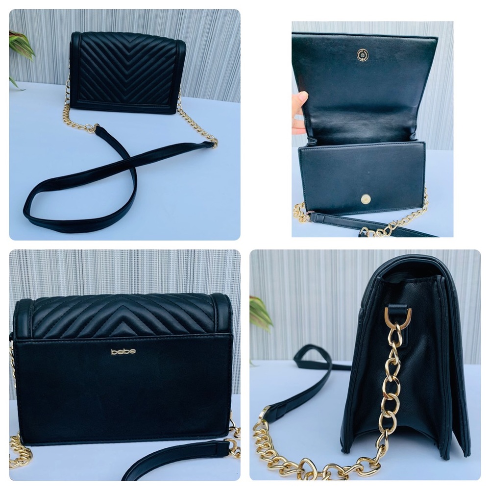 Bebe black crossbody bag